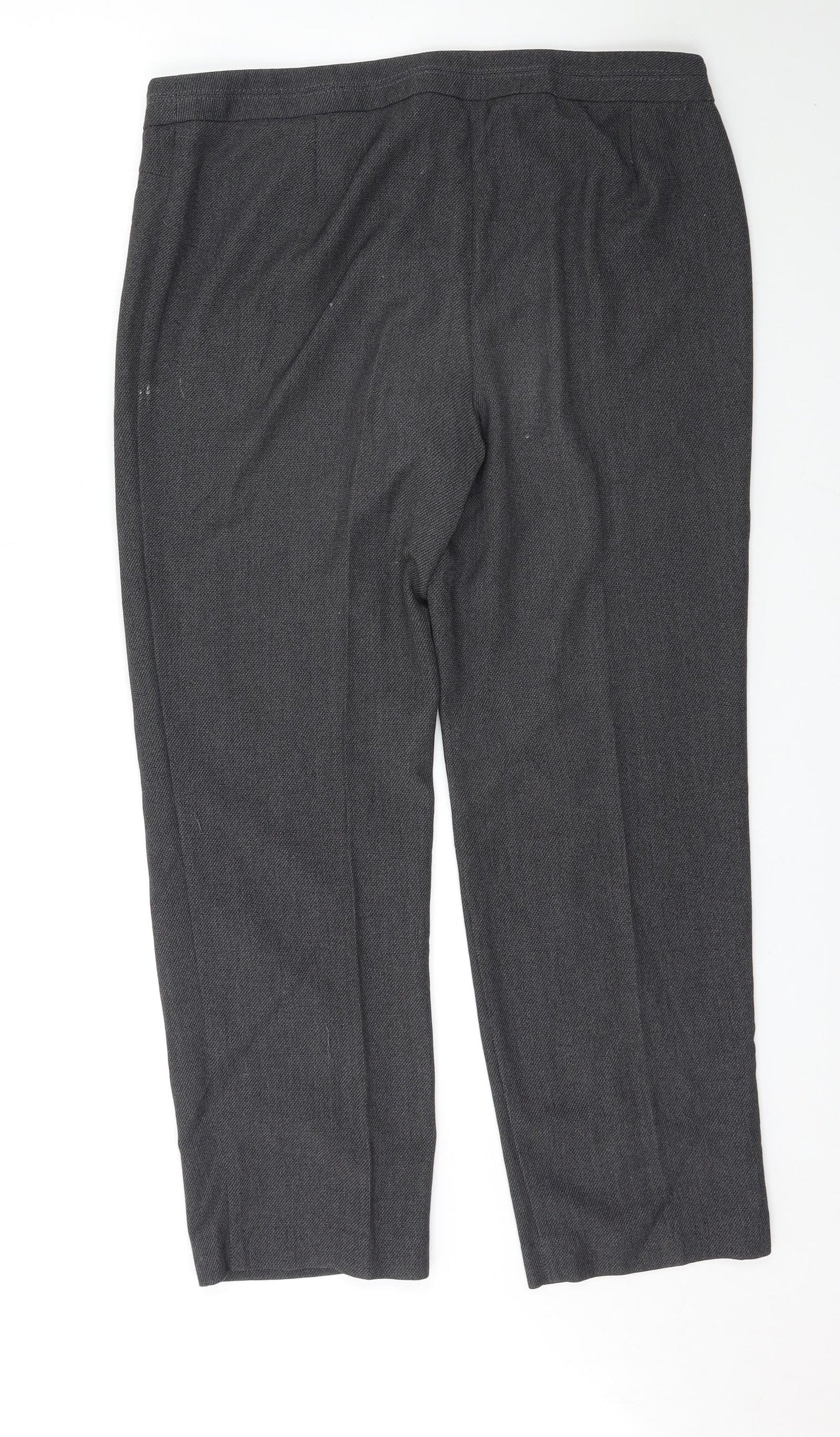 Marks and Spencer Womens Grey   Trousers  Size 14 L27 in