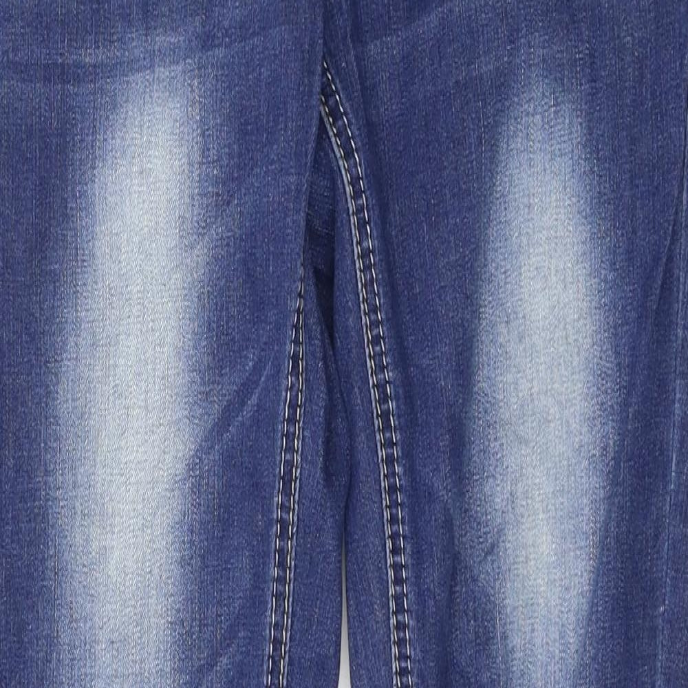 TINDDO Womens Blue   Skinny Jeans Size 28 L30.5 in
