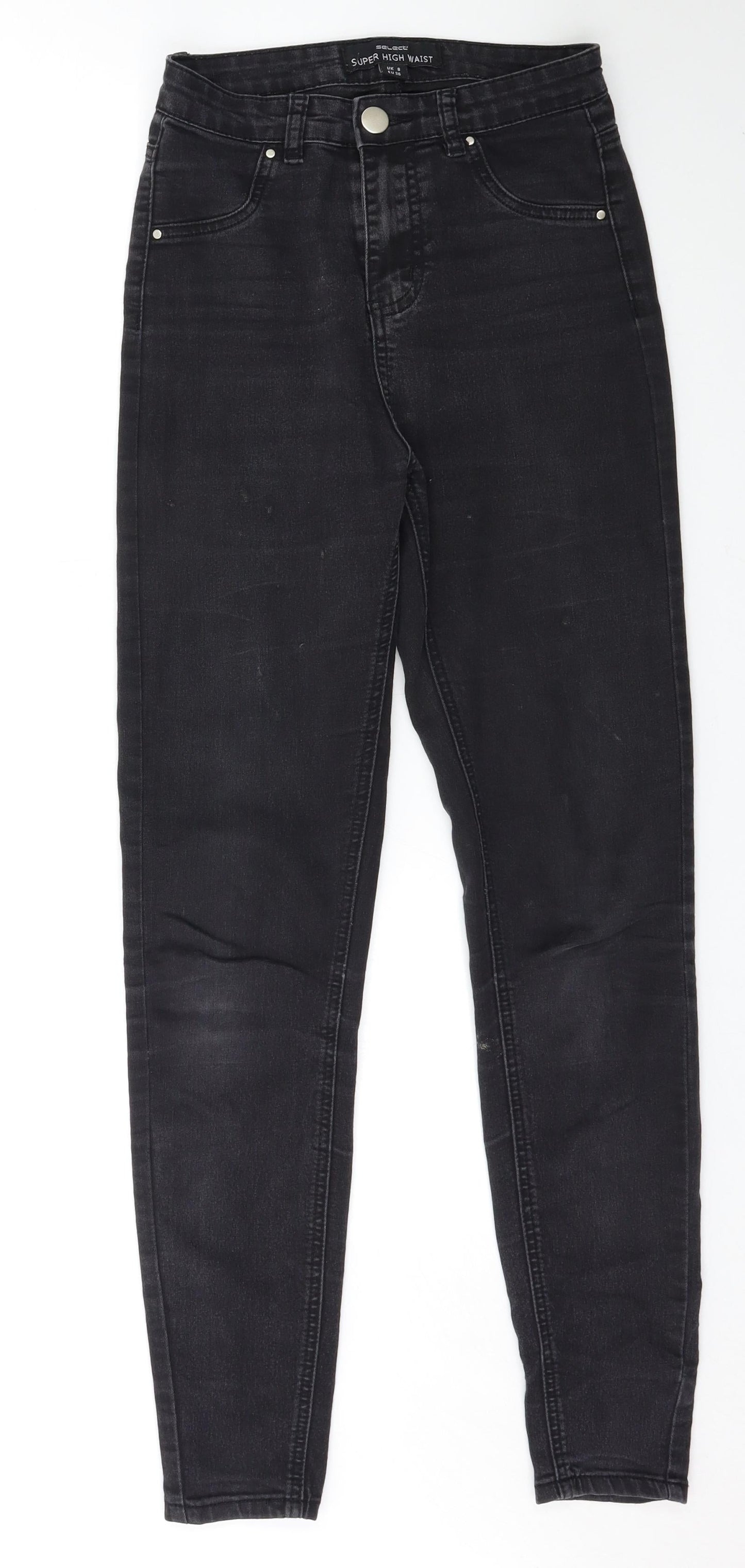 Select Womens Black   Skinny Jeans Size 8 L29 in