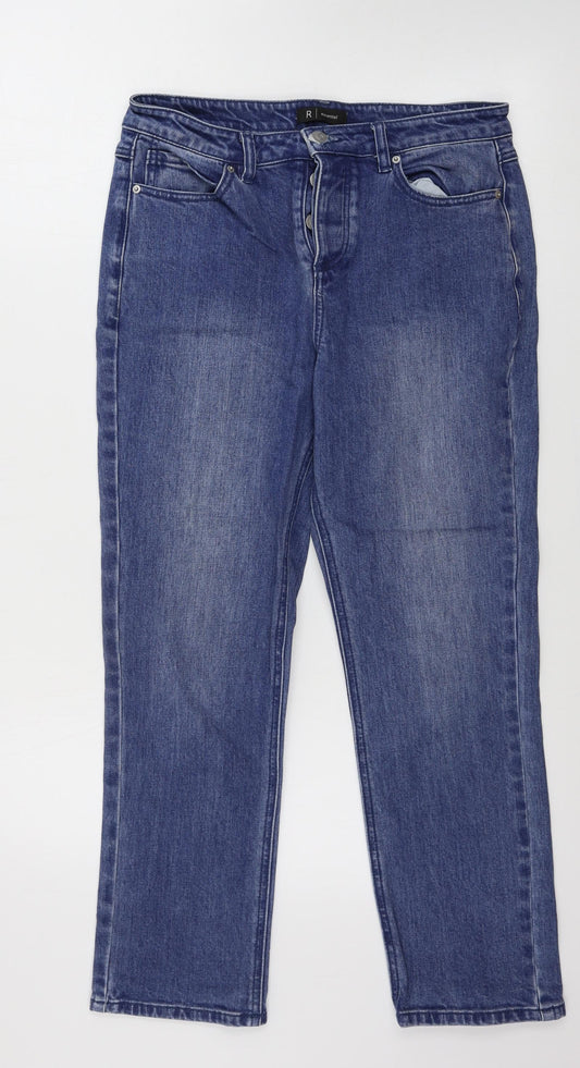 r design Womens Blue   Skinny Jeans Size 10 L25 in