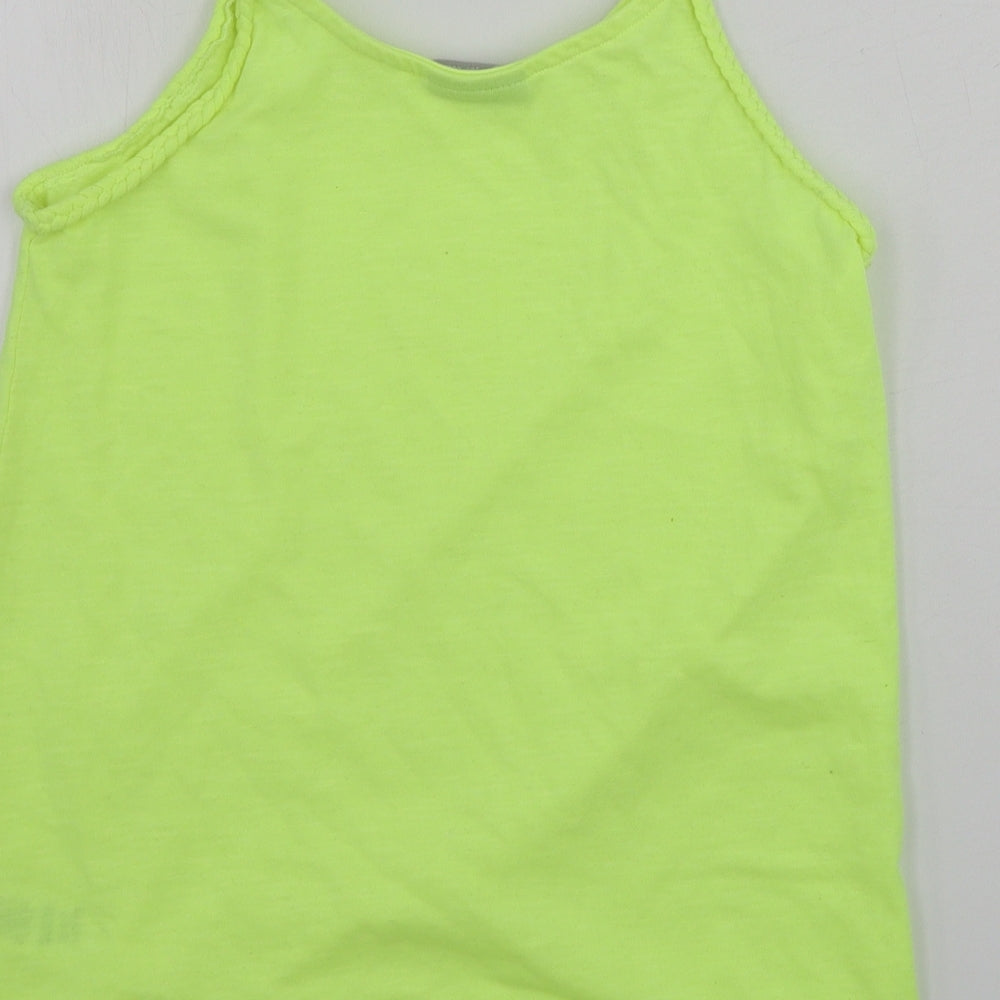 Matalan  Girls Yellow   Basic Tank Size 10 Years
