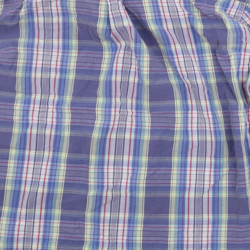 US Polo Assn.  Mens Blue Check   Button-Up Size M
