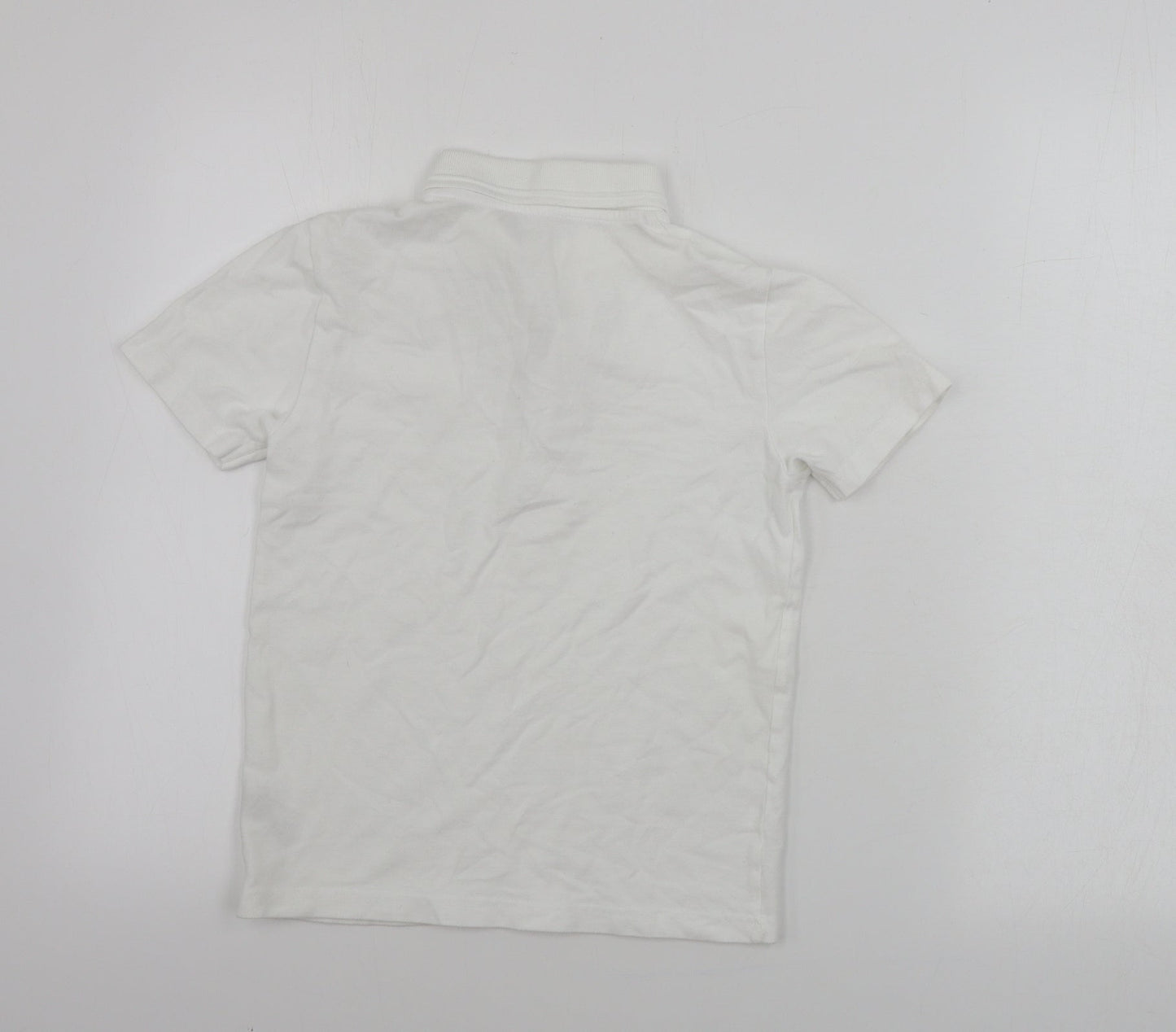 Nutmeg  Boys White   Basic Polo Size 9-10 Years