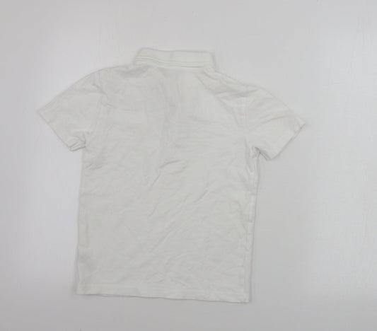 Nutmeg  Boys White   Basic Polo Size 9-10 Years