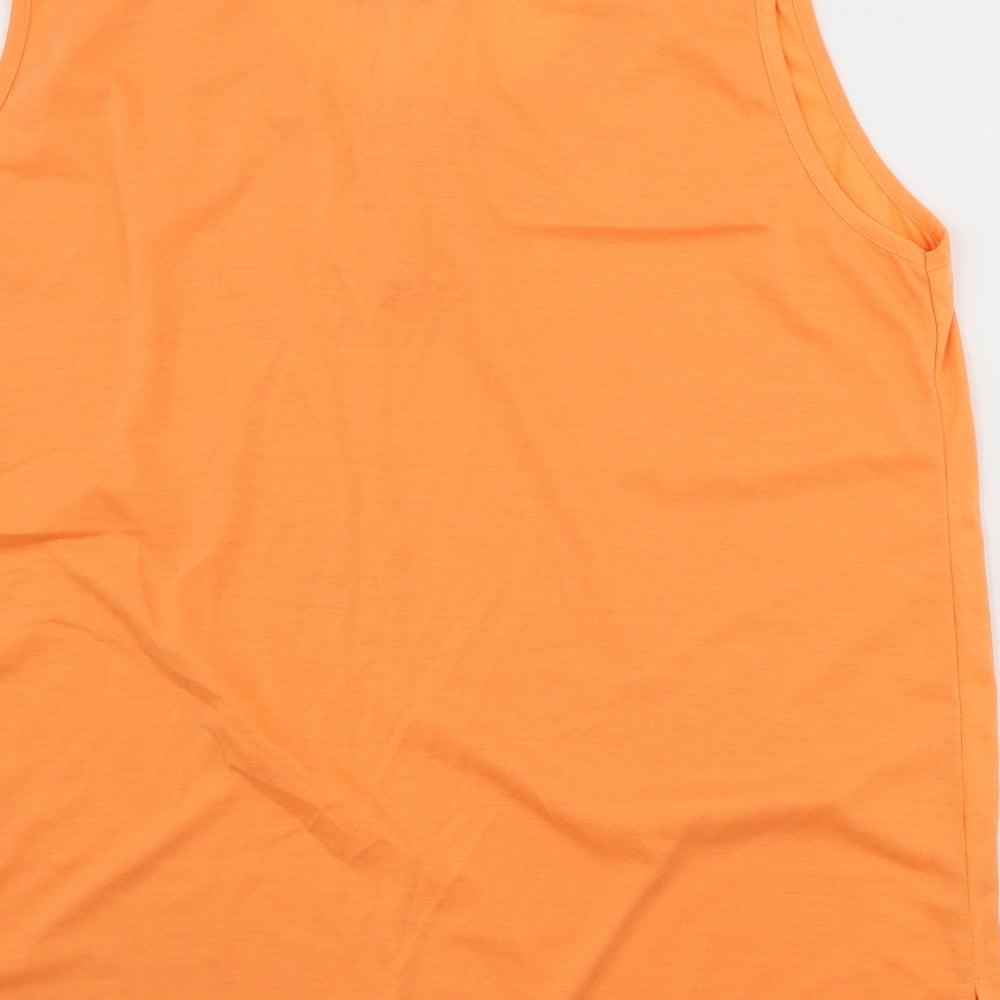 new model  Womens Orange   Basic Tank Size XL