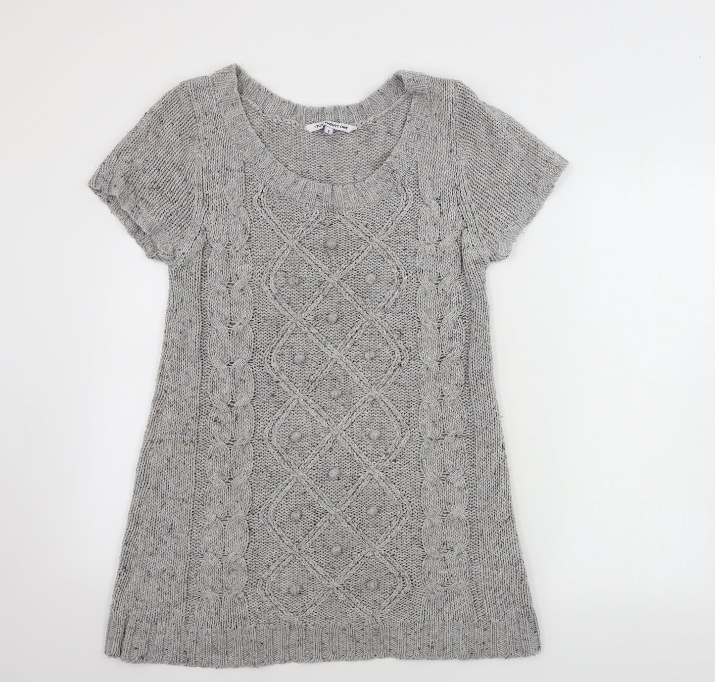 store twenty one  Womens Grey   Pullover Jumper Size S