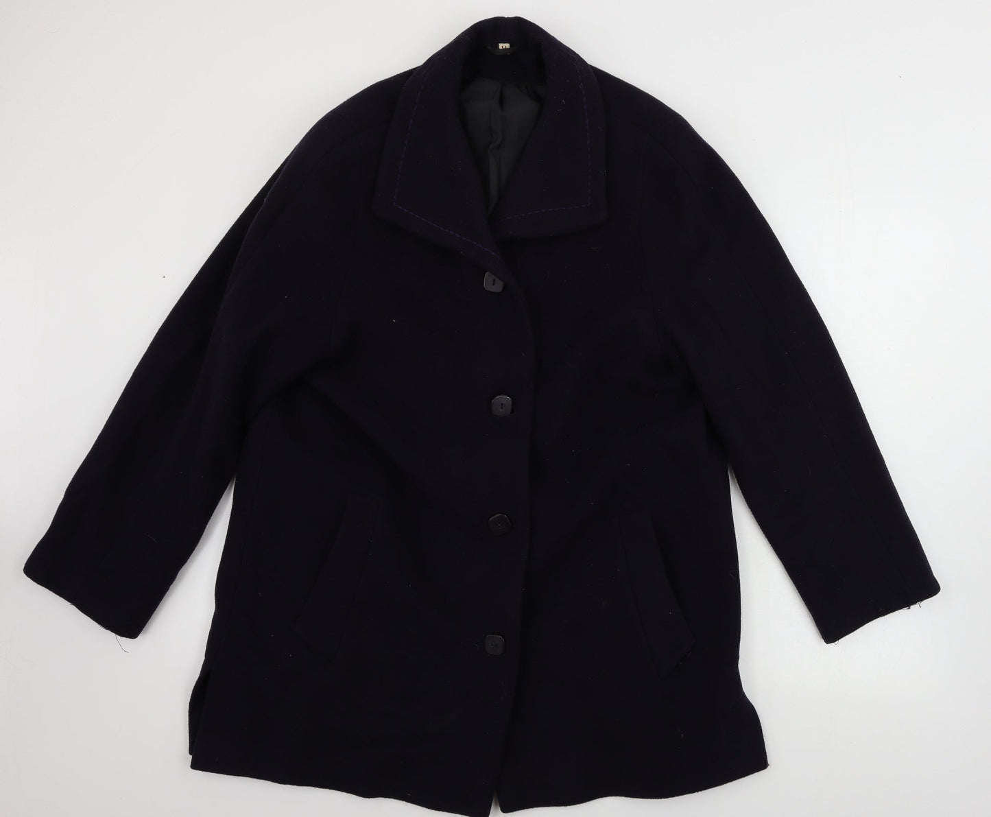 EWM Womens Blue   Jacket Coat Size 14