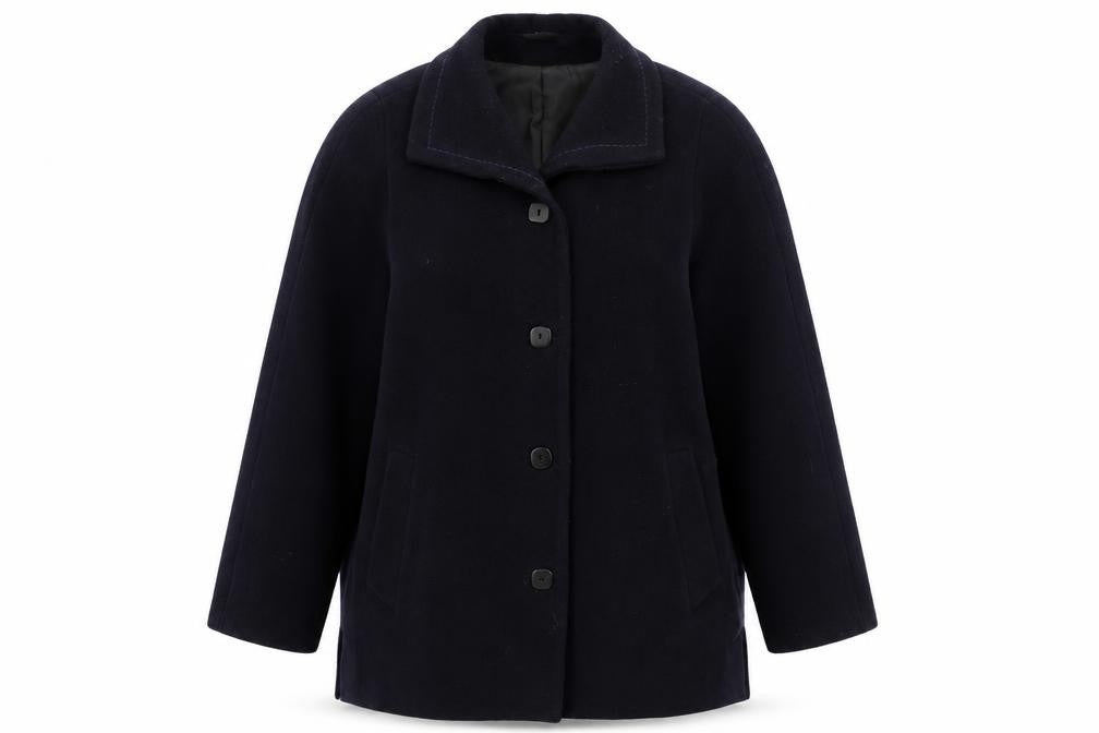 EWM Womens Blue   Jacket Coat Size 14
