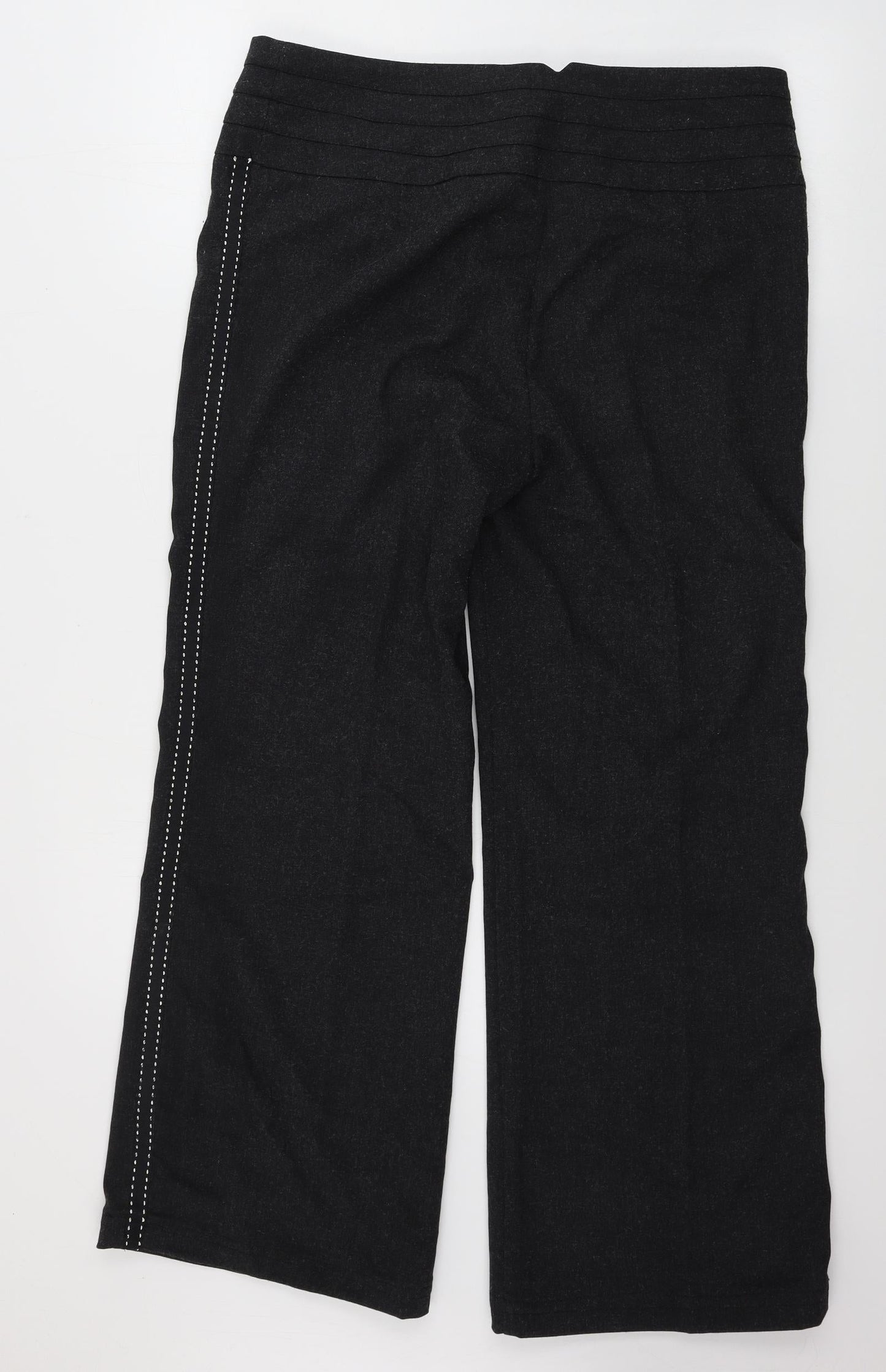 Marks and Spencer  Womens Grey   Trousers  Size 14 L25 in