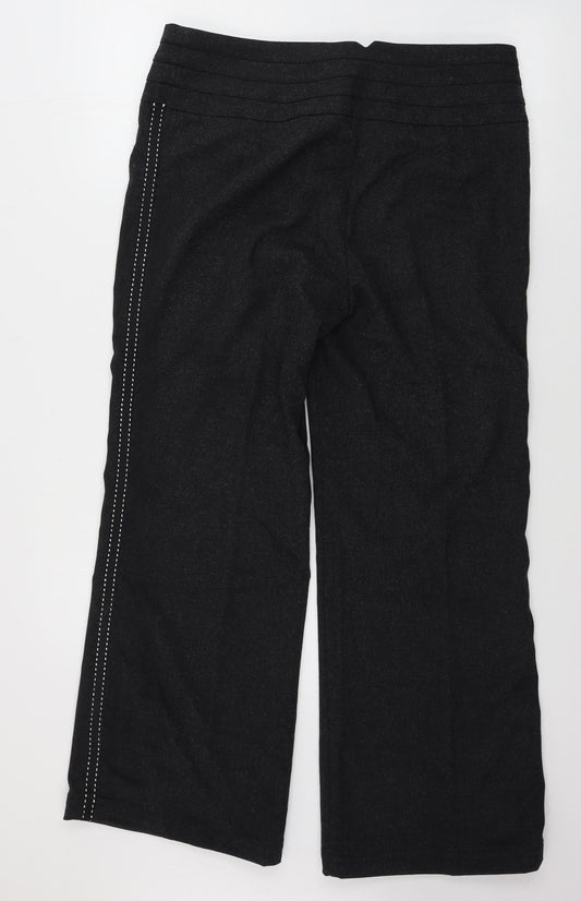 Marks and Spencer  Womens Grey   Trousers  Size 14 L25 in