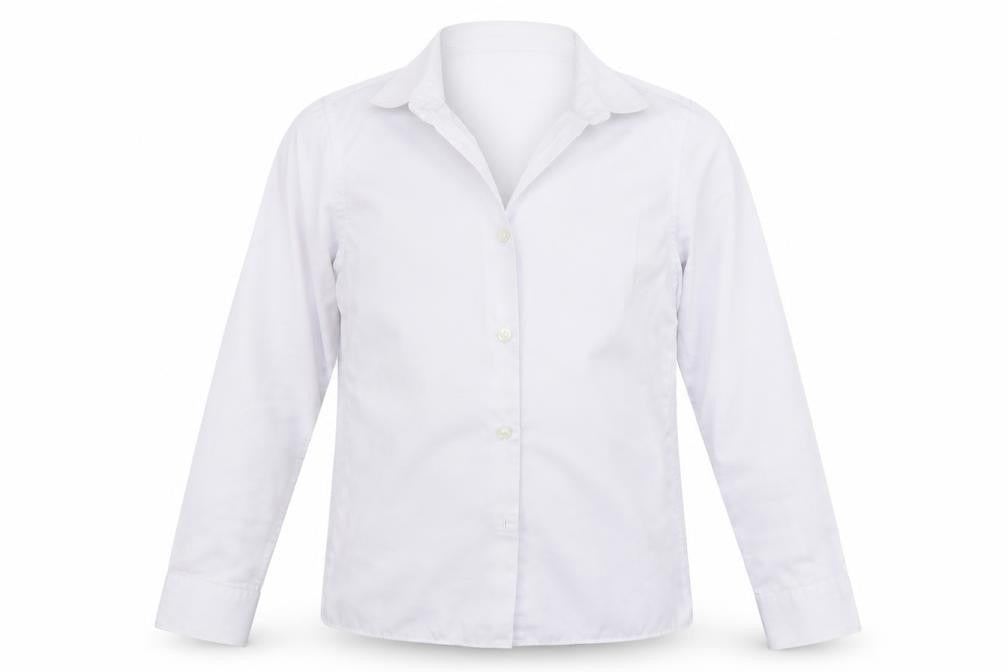 Marks and Spencer Girls White   Basic Button-Up Size 10-11 Years