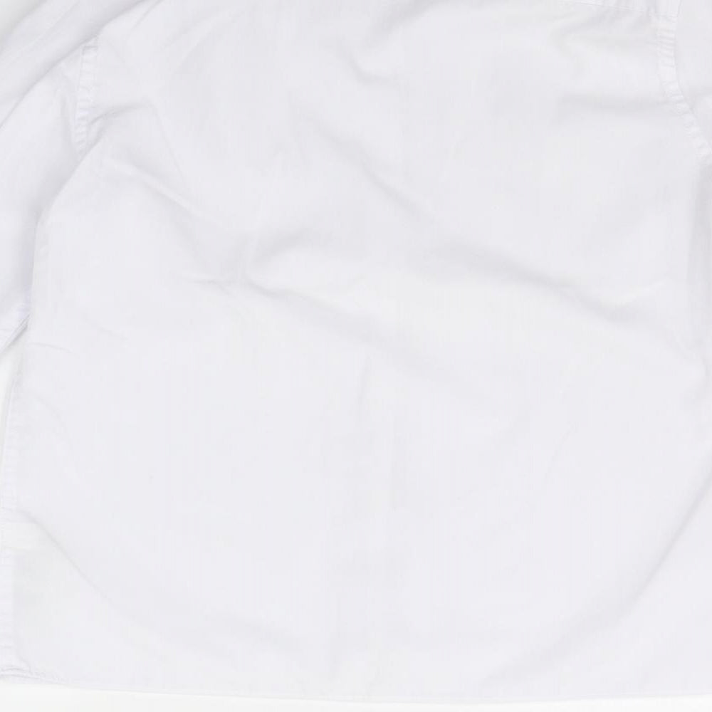 Marks and Spencer Girls White   Basic Button-Up Size 10-11 Years