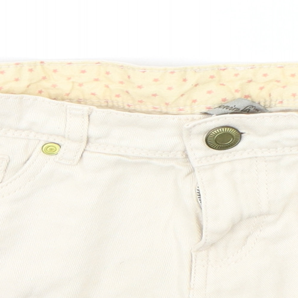 DENIM & CO Womens Yellow   Chino Shorts Size 12
