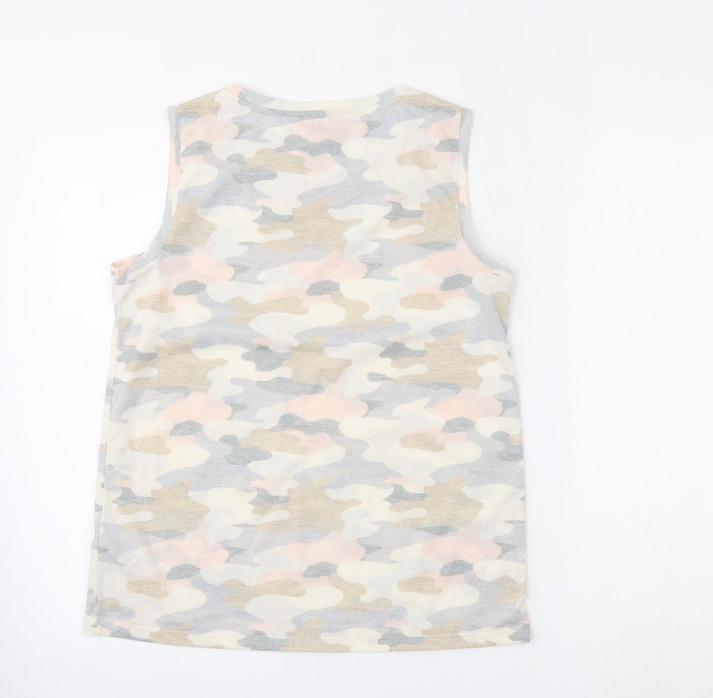 Marks and Spencer Womens Multicoloured Camouflage  Basic Tank Size 6