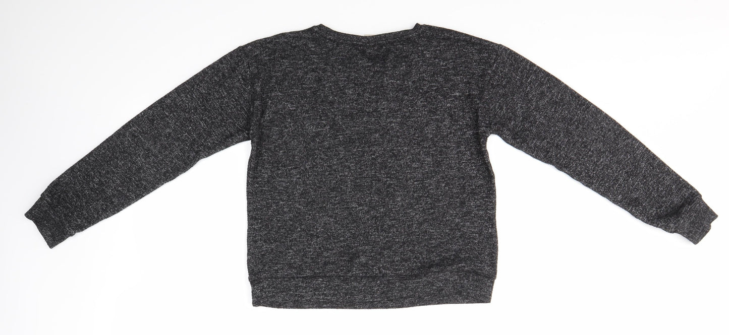 TU Girls Grey   Pullover Jumper Size 12 Years
