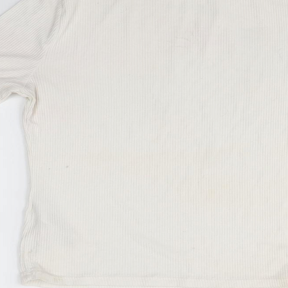 Miss Selfridge Womens Ivory   Basic Blouse Size 10