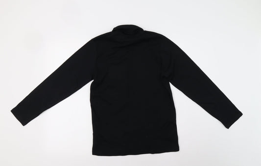 Isle Womens Black   Basic T-Shirt Size 10