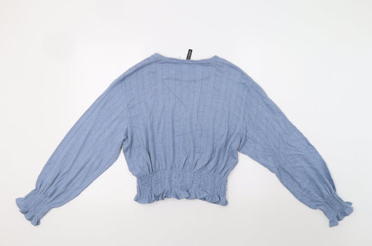 H&M Womens Blue   Pullover Jumper Size M