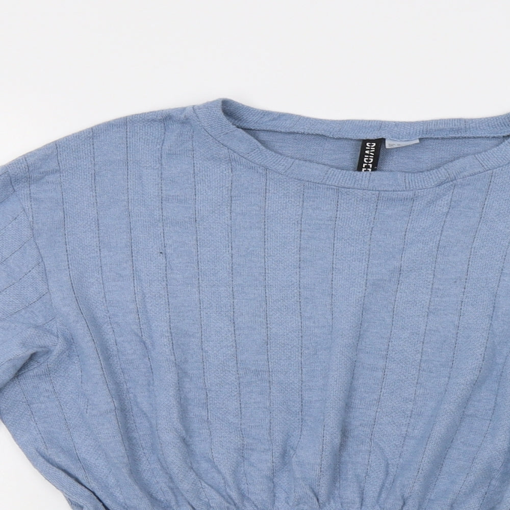 H&M Womens Blue   Pullover Jumper Size M