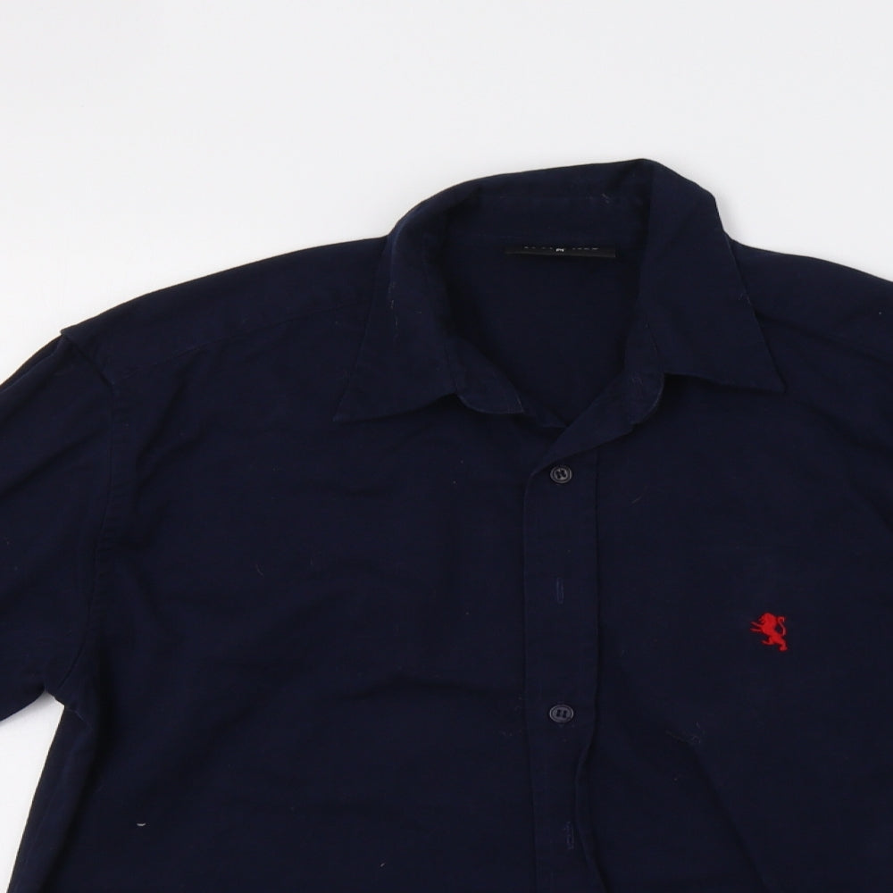 Originals Mens Blue    Button-Up Size M