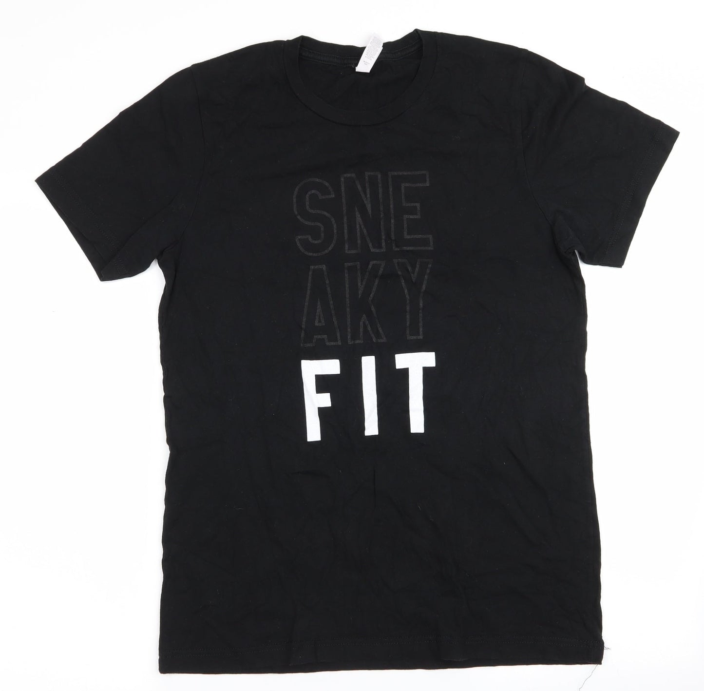 Canvas Mens Black    T-Shirt Size M  - Sneaky Fit