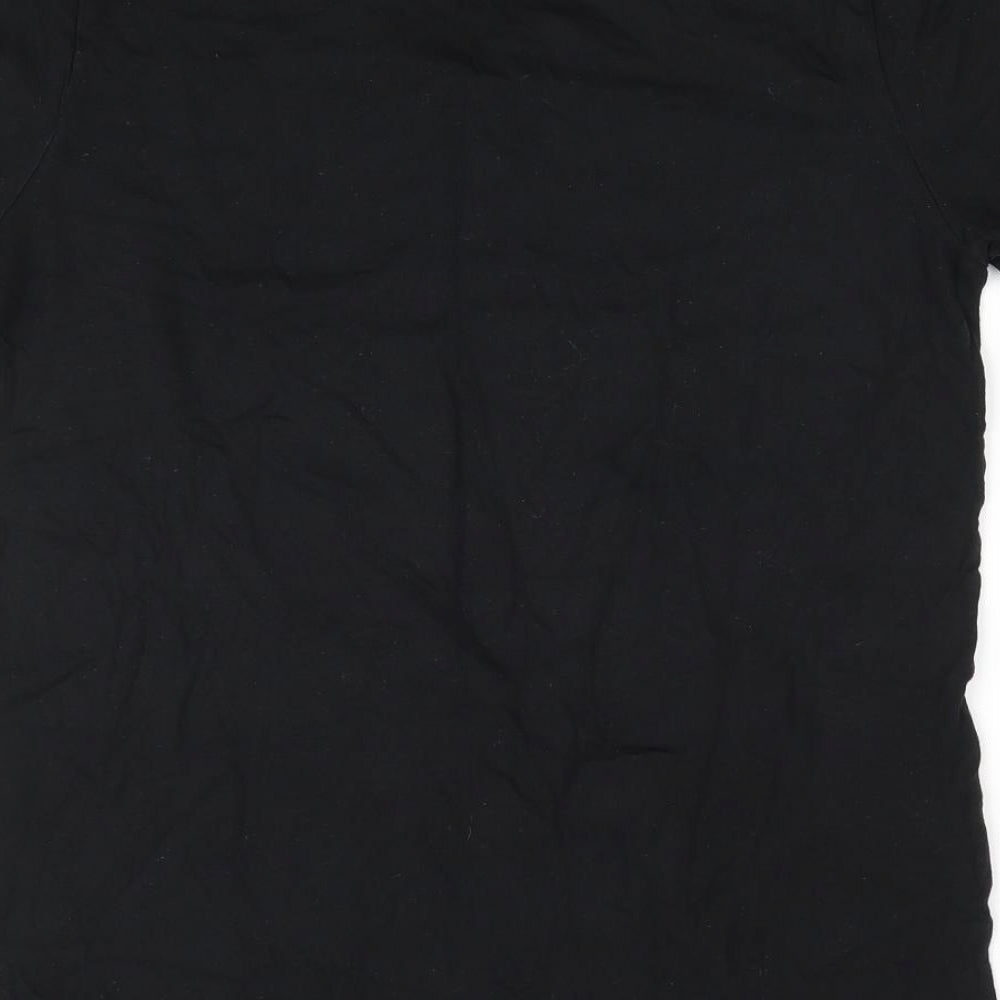 Canvas Mens Black    T-Shirt Size M  - Sneaky Fit