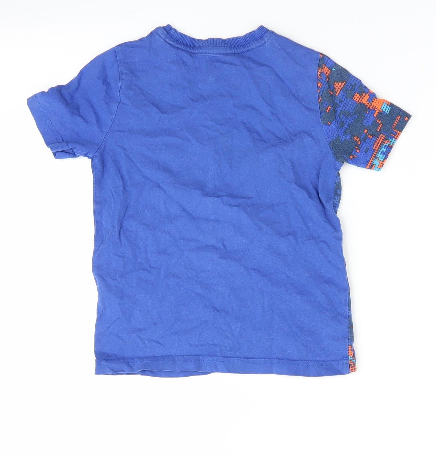 Nerf Nation Boys Blue   Basic T-Shirt Size 4-5 Years