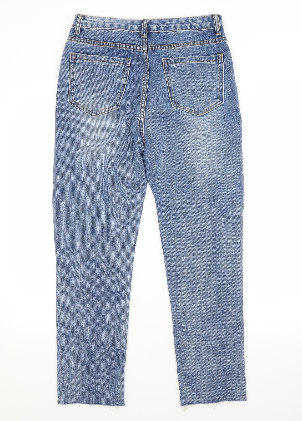 Preworn Womens Blue   Straight Jeans Size L L26 in