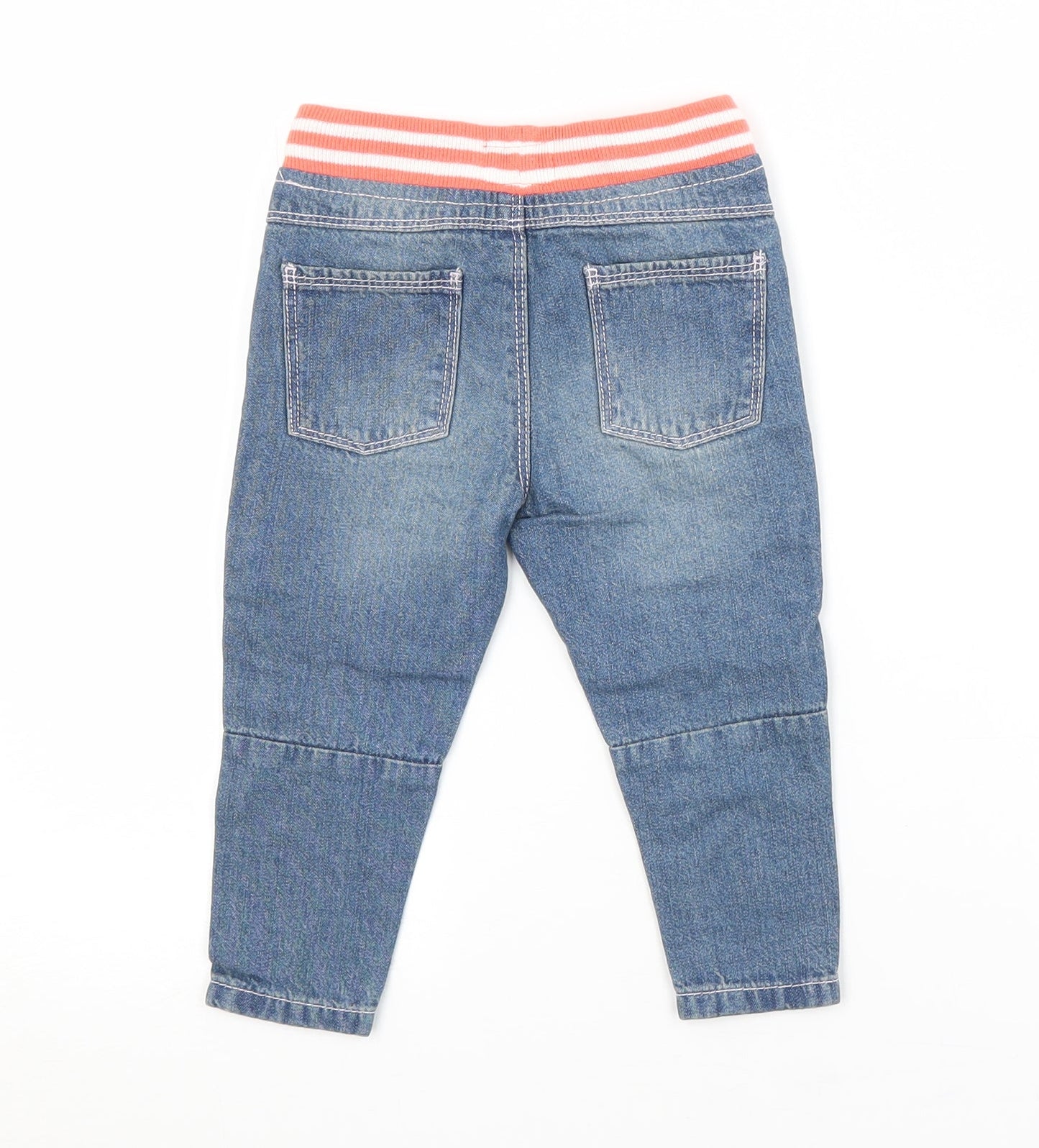 Preworn Baby Blue   Sweatpants Jeans Size 12-18 Months