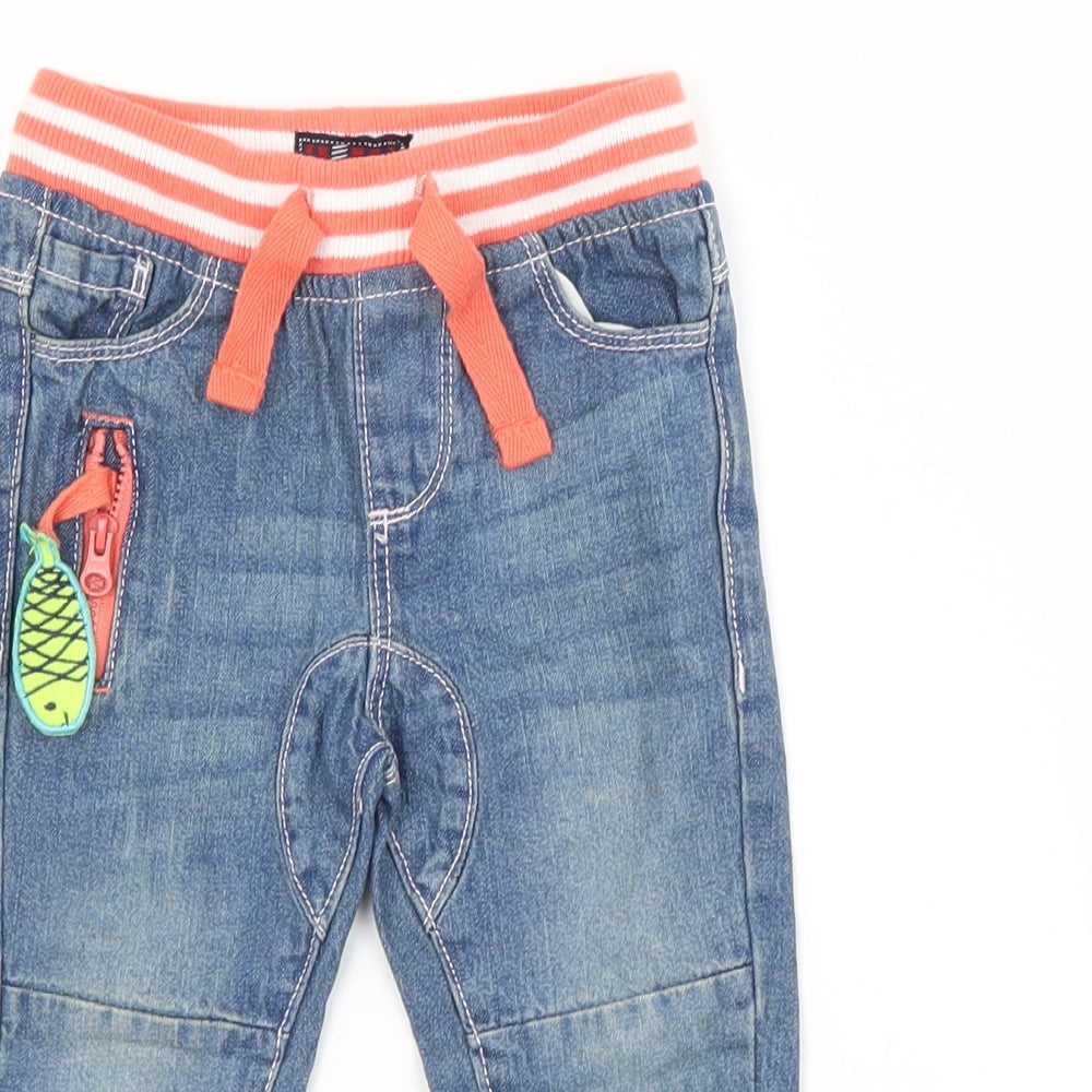 Preworn Baby Blue   Sweatpants Jeans Size 12-18 Months