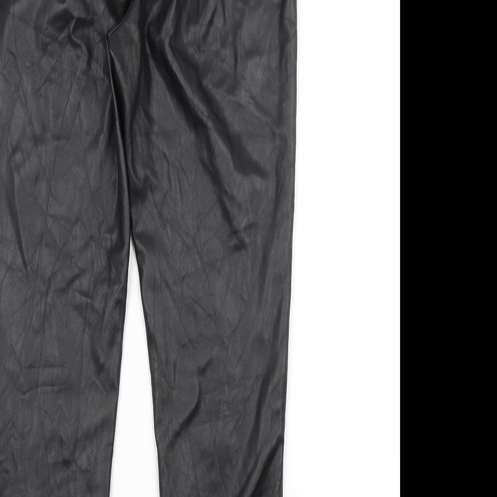 NA-KD Womens Black   Trousers  Size 10 L26 in