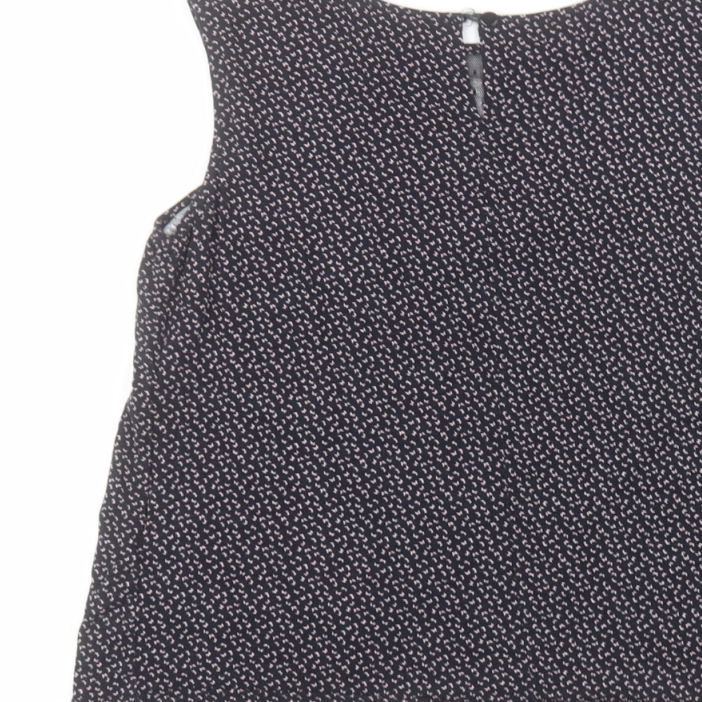 Mademoiselle R Womens Black   Basic T-Shirt Size 10