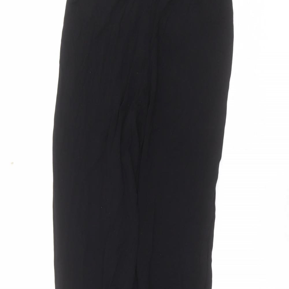 Boohoo Womens Black   Sweatpants Trousers Size L L23 in