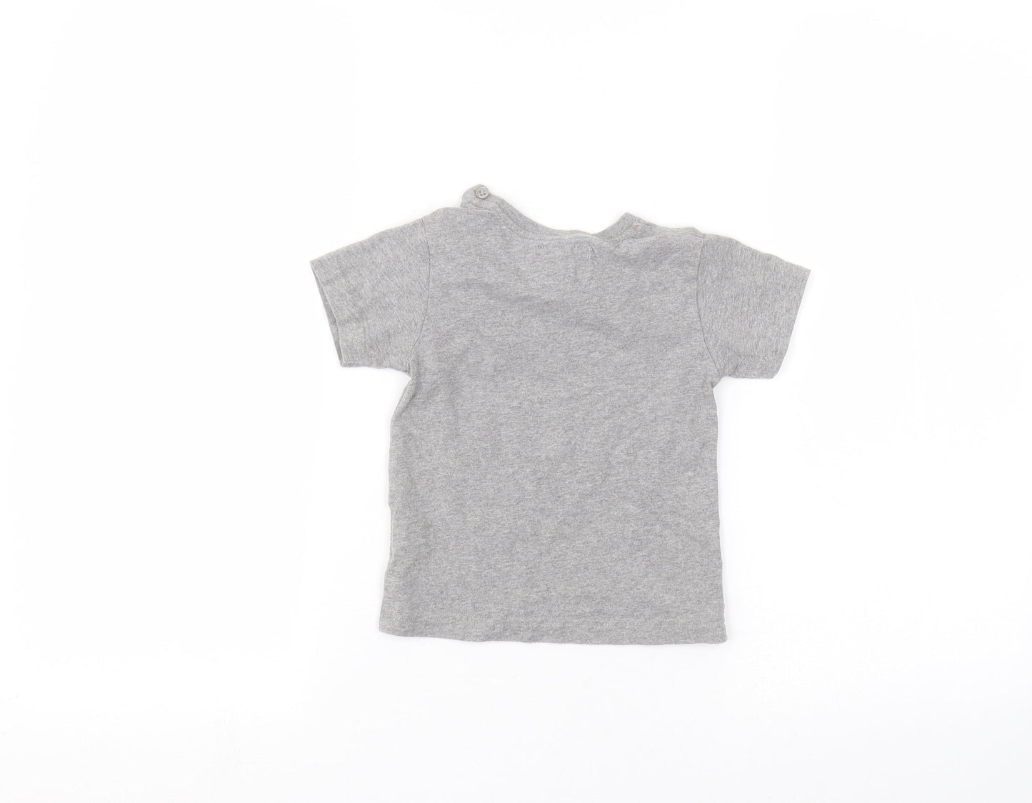 Preworn Baby Grey   Basic T-Shirt Size 18-24 Months