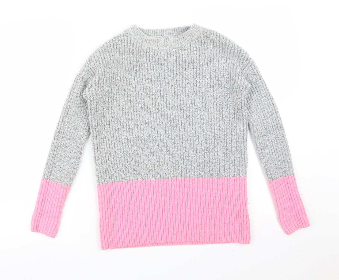 Primark Womens Multicoloured Colourblock  Pullover Sweatshirt Size XS