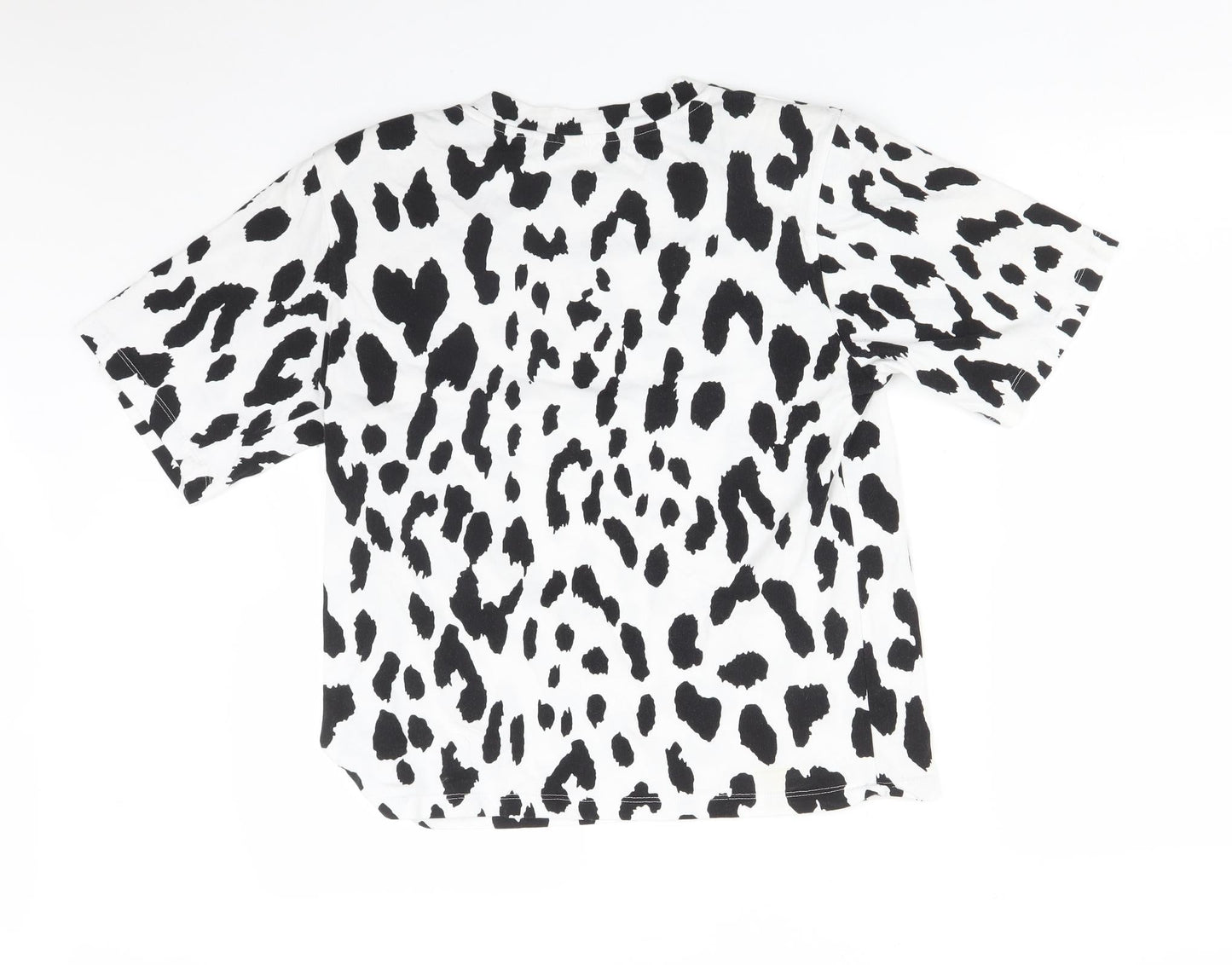 ASOS Womens Multicoloured Animal Print  Basic T-Shirt Size 8