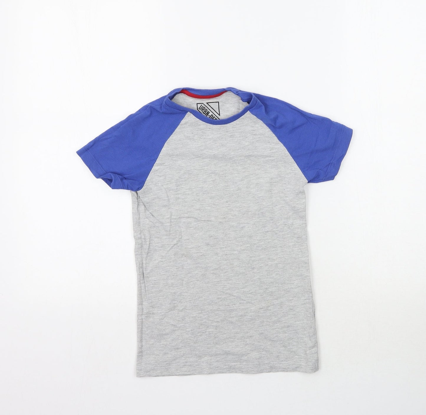 Matalan Boys Grey   Basic T-Shirt Size 8 Years