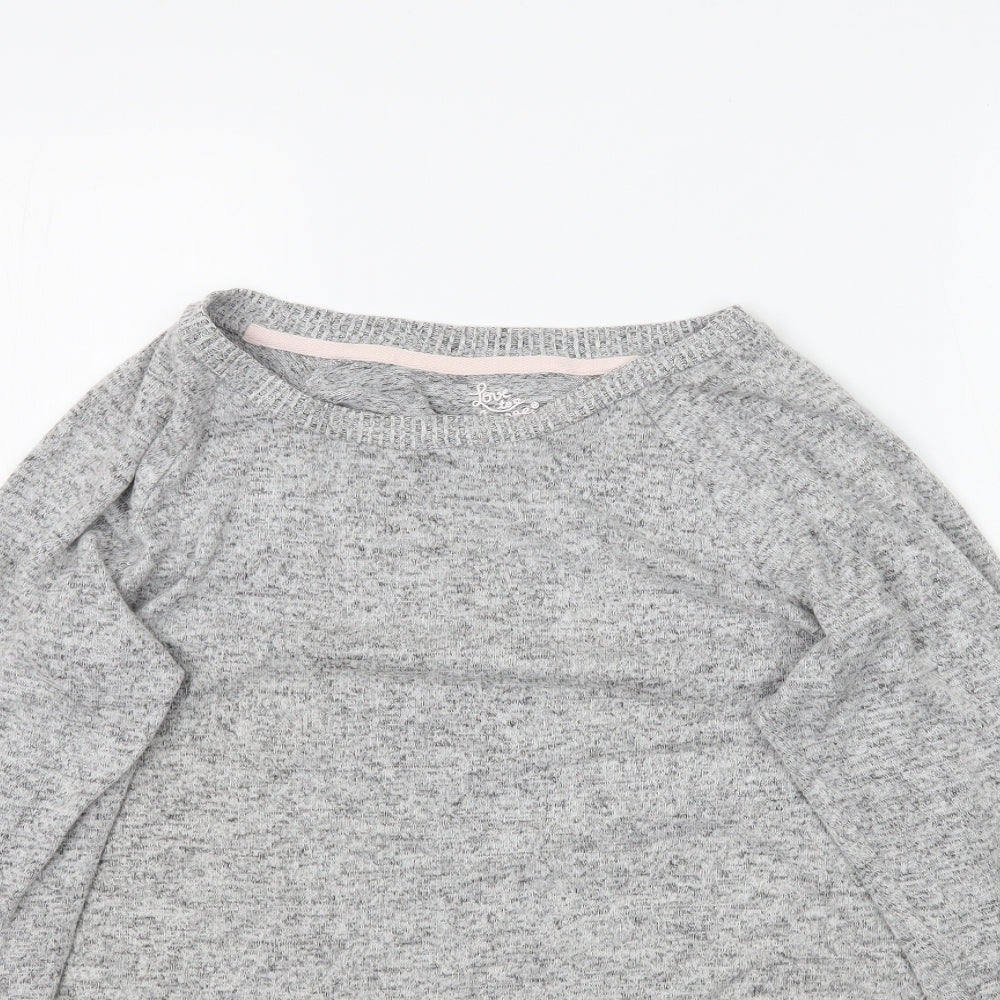 Love to Lounge Womens Grey   Basic T-Shirt Size M