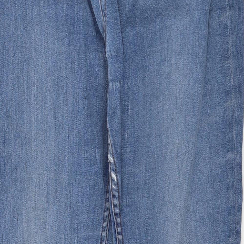 Preworn Womens Blue  Denim Skinny Jeans Size 32 in L30 in