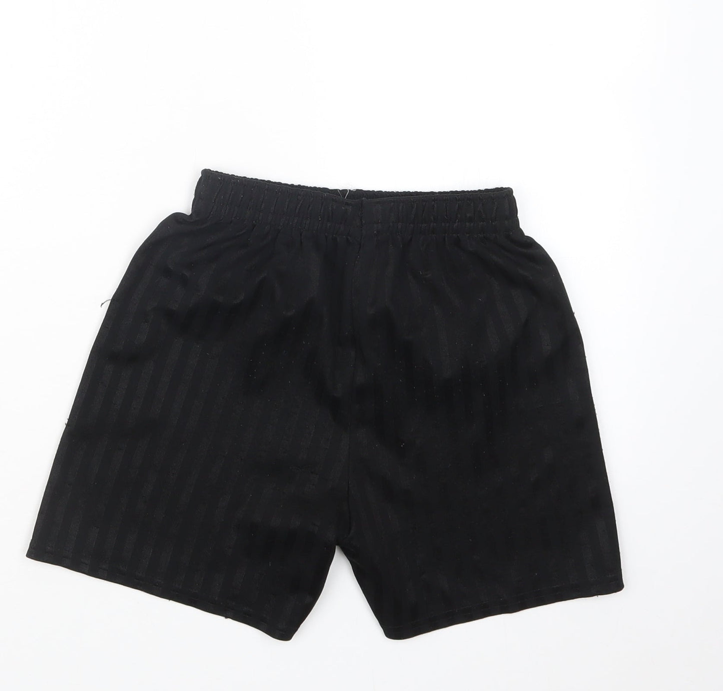 Preworn Boys Black   Bermuda Shorts Size 7-8 Years