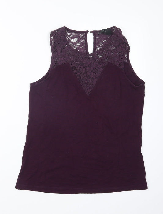 NEXT Womens Purple   Basic Blouse Size 10