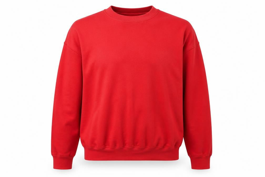 Original Classic Sweat Mens Red   Pullover Jumper Size 2XL