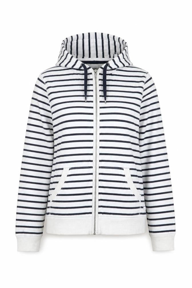Maine New England Womens Blue Striped Jacket Size 12