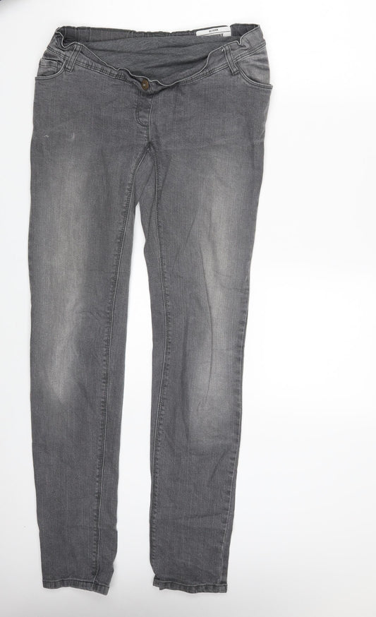 LOVE TO WAIT Womens Grey  Denim Mom Jeans Size 30 in L32 in