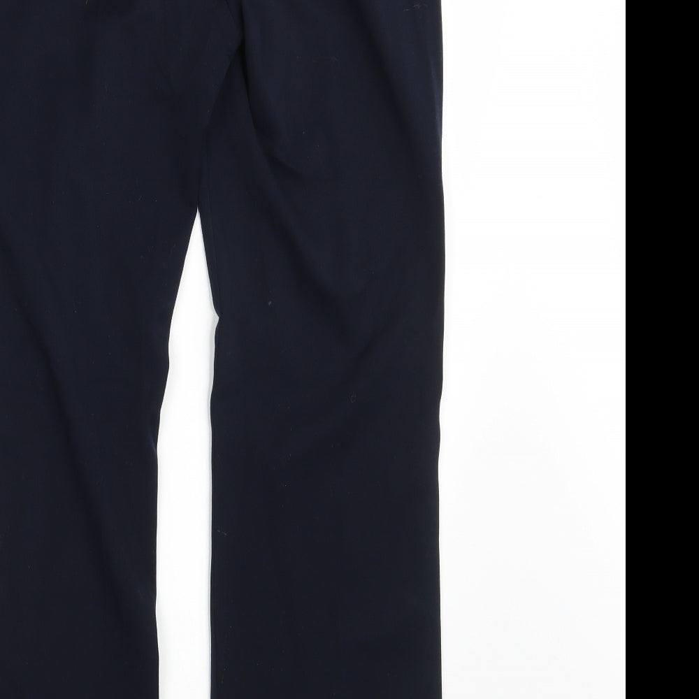 M&S Womens Blue   Trousers  Size 8 L30 in