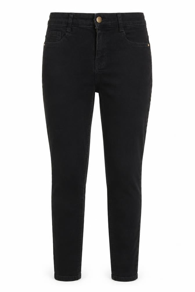 Dorothy Perkins Womens Black  Denim Skinny Jeans Size 6 L25 in