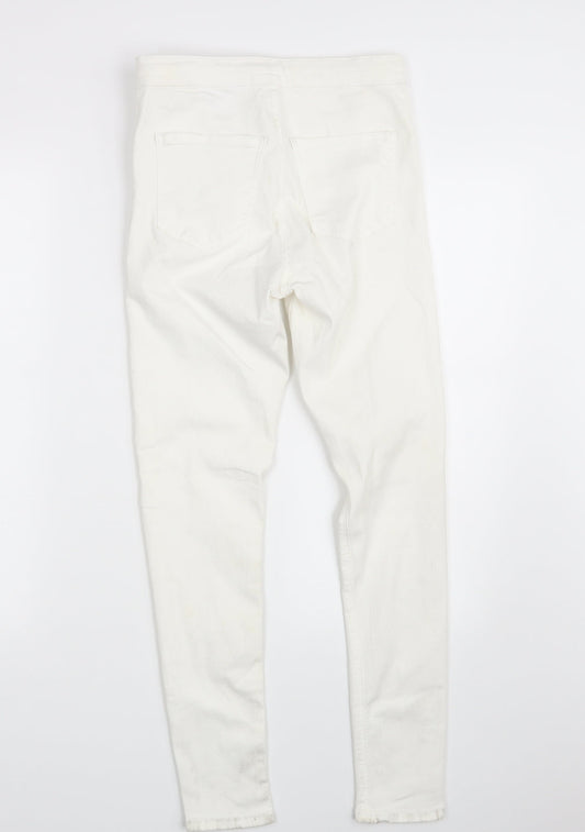 Topshop Womens Ivory  Denim Jegging Jeans Size 32 in L32 in