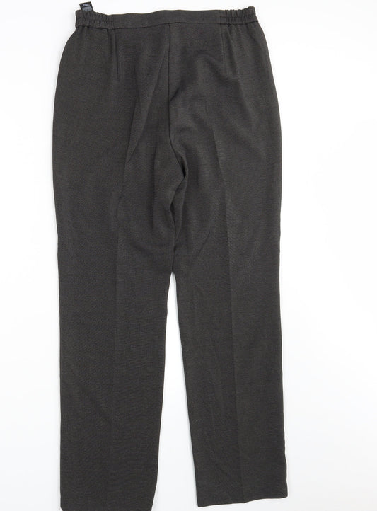 M&S Womens Black   Trousers  Size 10 L30 in
