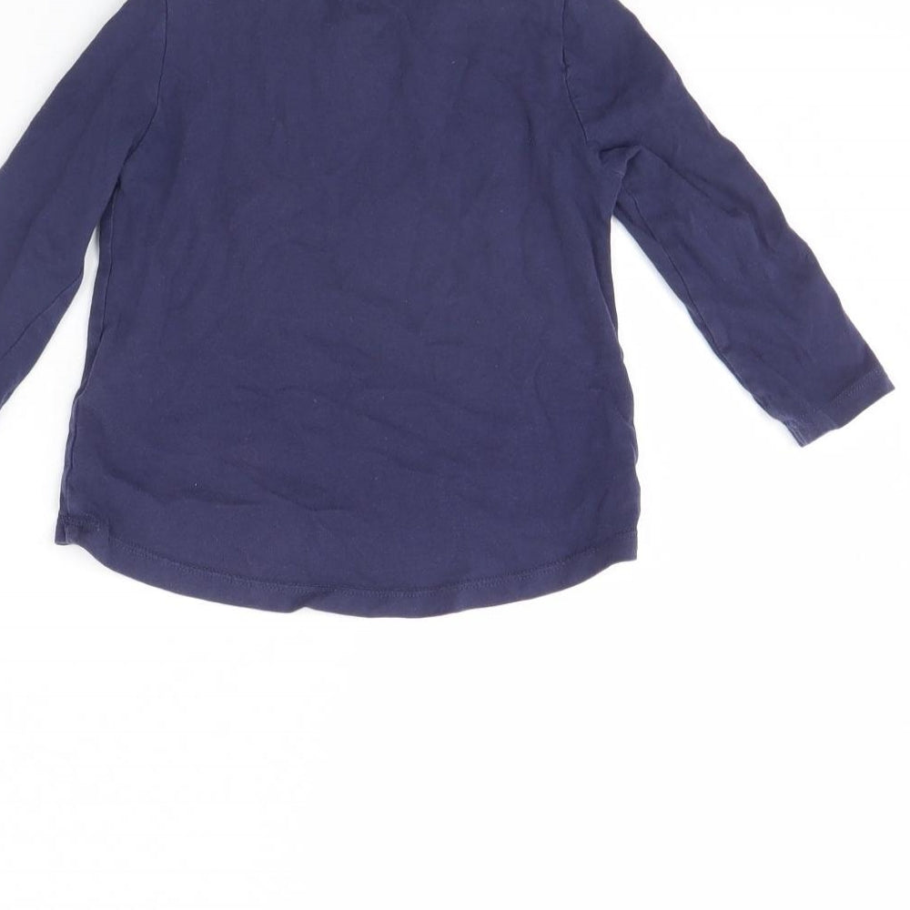 Lulipu Girls Blue   Basic T-Shirt Size 12 Months