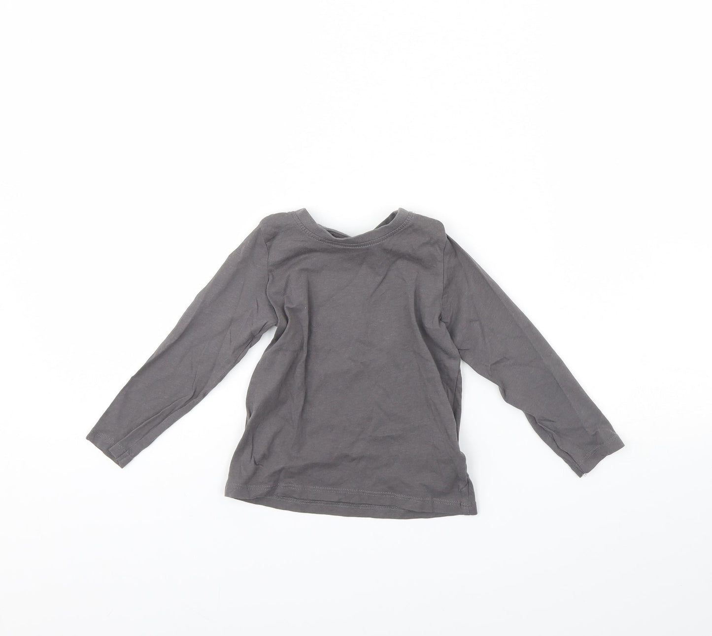 Lulipu Baby Grey   Basic T-Shirt Size 12 Months